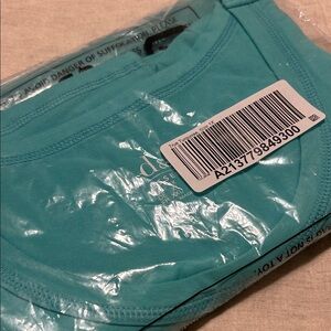 🎉SOLD ON EBAY🎉 Denim & Co Perfect Jersey 3/4 Sleeve Round Neck Top Turquoise